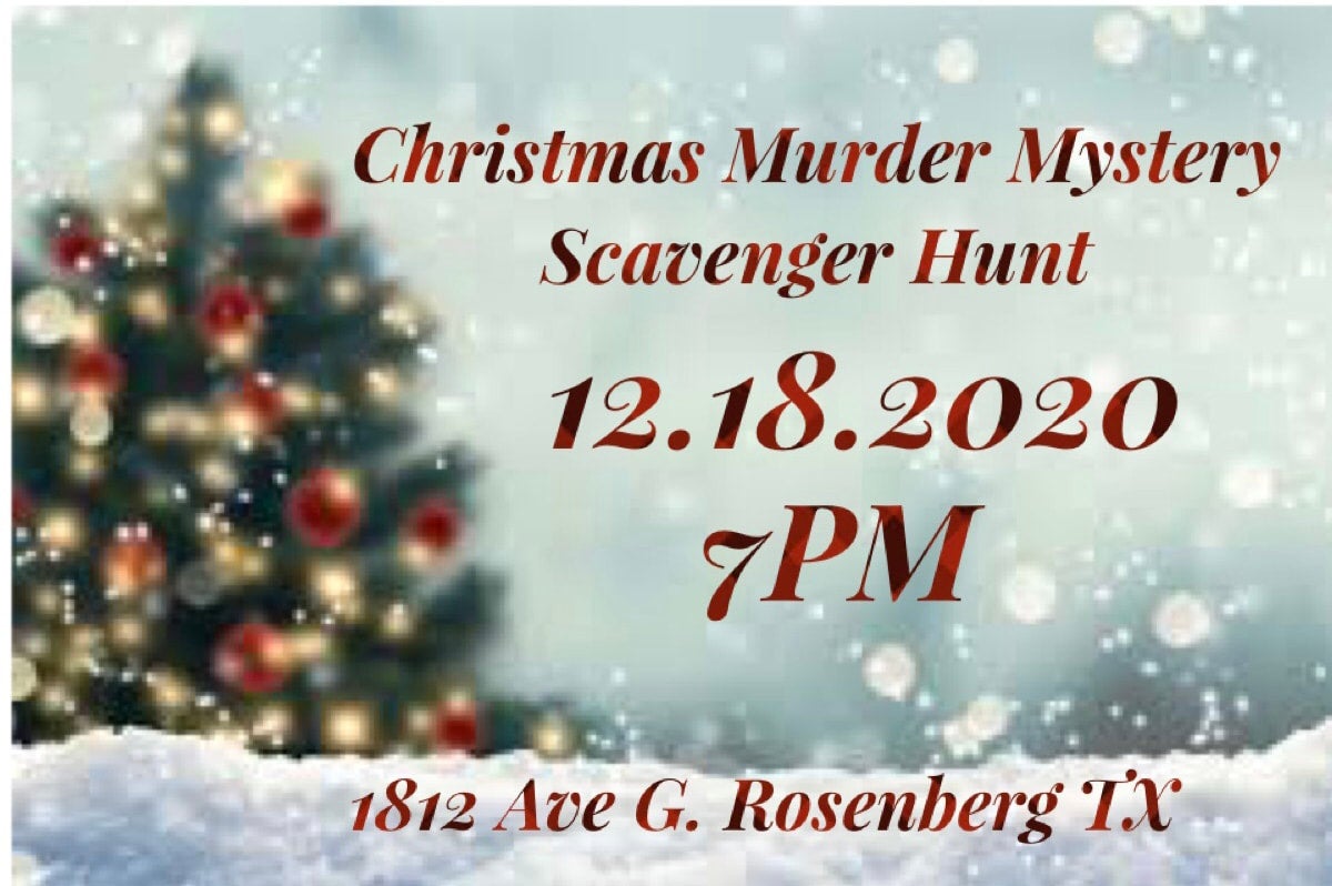 Murder Mystery Scavenger Hunt - Murder Mystery Scavenger Hunt